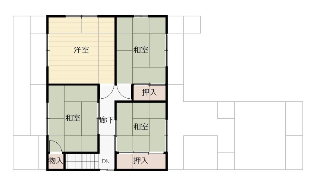 detached 与謝郡与謝野町四辻小字上谷